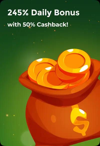[Winport] 245% Daily Match Bonus with 50% Cashback (all)  