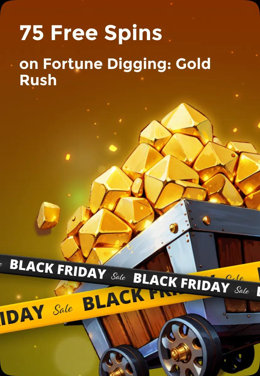 [Winport] 100 Free Spins on Fortune Digging: Gold Rush (all)  